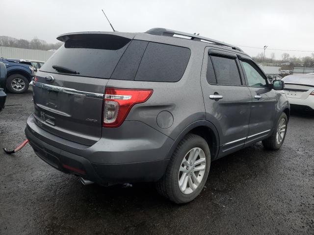 1FM5K8D82DGB91041 - 2013 FORD EXPLORER XLT GRAY photo 3