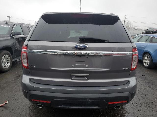 1FM5K8D82DGB91041 - 2013 FORD EXPLORER XLT GRAY photo 6