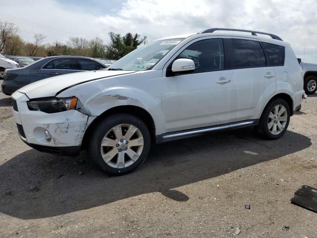 JA4JT3AW6DU019726 - 2013 MITSUBISHI OUTLANDER SE WHITE photo 1