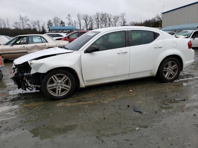 1C3CDZAG8EN217912 - 2014 DODGE AVENGER SE WHITE photo 1