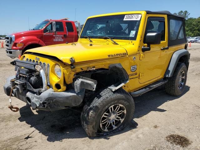 1C4AJWAG0FL565999 - 2015 JEEP WRANGLER SPORT YELLOW photo 1