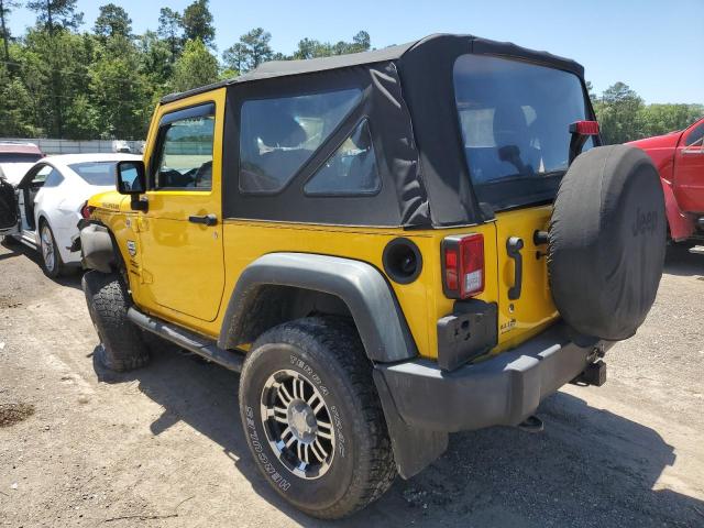 1C4AJWAG0FL565999 - 2015 JEEP WRANGLER SPORT YELLOW photo 2