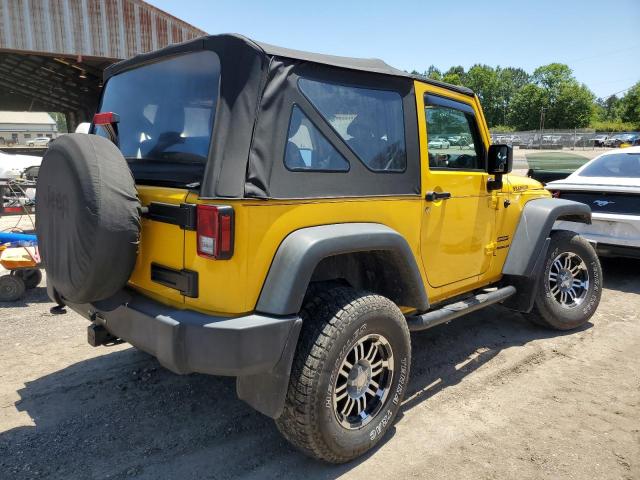 1C4AJWAG0FL565999 - 2015 JEEP WRANGLER SPORT YELLOW photo 3