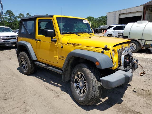 1C4AJWAG0FL565999 - 2015 JEEP WRANGLER SPORT YELLOW photo 4