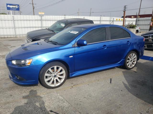 JA32V6FV1BU046012 - 2011 MITSUBISHI LANCER RALLIART BLUE photo 1