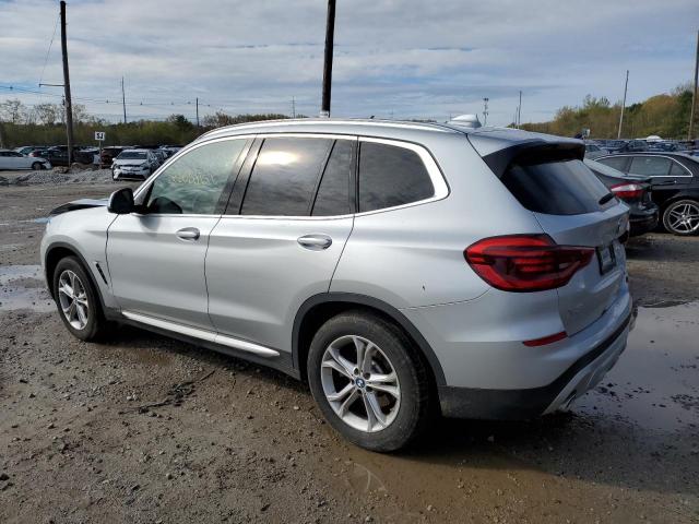 5UXTY5C08M9E07159 - 2021 BMW X3 XDRIVE30I SILVER photo 2