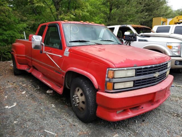 1GBHC39N6SE110149 - 1995 CHEVROLET GMT-400 C3500 RED photo 4