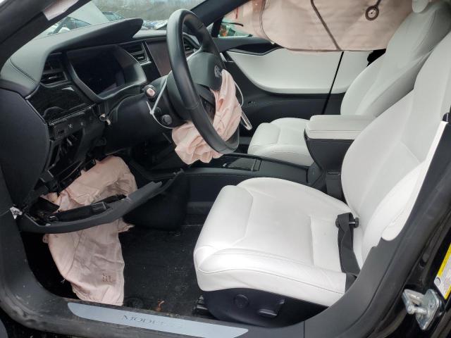 5YJSA1E28KF337428 - 2019 TESLA MODEL S შავი ფოტო 7