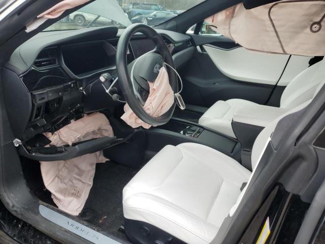 5YJSA1E28KF337428 - 2019 TESLA MODEL S შავი ფოტო 8