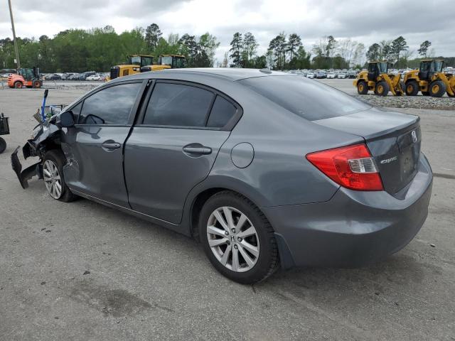 19XFB2F93CE028697 - 2012 HONDA CIVIC EXL CHARCOAL photo 2