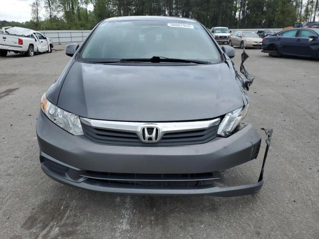 19XFB2F93CE028697 - 2012 HONDA CIVIC EXL CHARCOAL photo 5