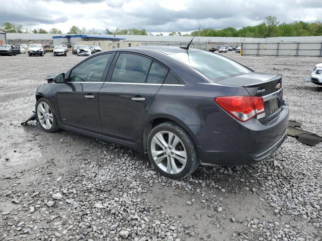 1G1PG5SB6E7371211 - 2014 CHEVROLET CRUZE LTZ GRAY photo 2