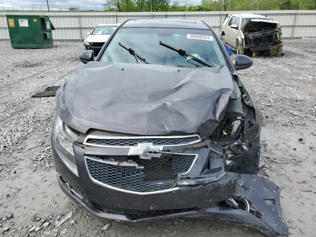 1G1PG5SB6E7371211 - 2014 CHEVROLET CRUZE LTZ GRAY photo 5