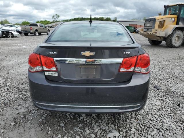 1G1PG5SB6E7371211 - 2014 CHEVROLET CRUZE LTZ GRAY photo 6