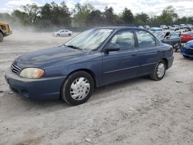 KNAFB121625125670 - 2002 KIA SPECTRA BASE BLUE photo 1