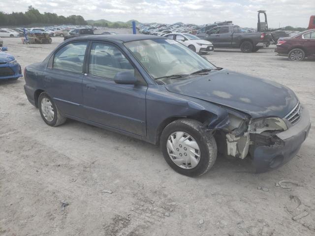 KNAFB121625125670 - 2002 KIA SPECTRA BASE BLUE photo 4