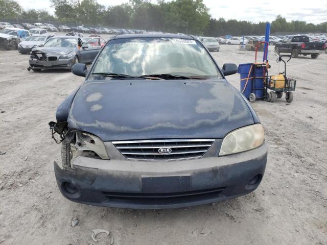 KNAFB121625125670 - 2002 KIA SPECTRA BASE BLUE photo 5