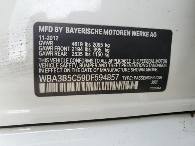 WBA3B5C59DF594857 - 2013 BMW 328 XI SULEV WHITE photo 12