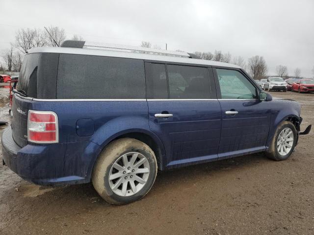 2FMHK6CC7BBD24002 - 2011 FORD FLEX SEL BLUE photo 3