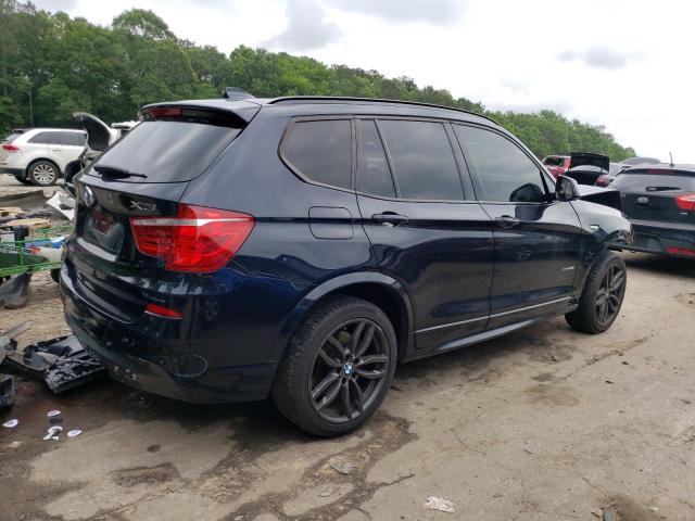 5UXWX9C59H0T14645 - 2017 BMW X3 XDRIVE28I BLACK photo 3