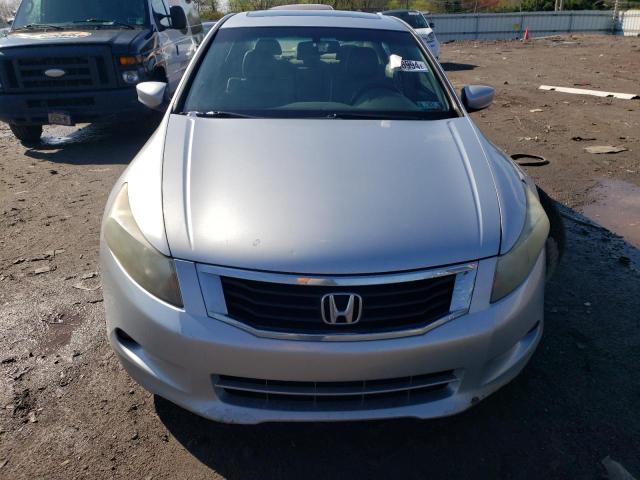 1HGCP36819A020421 - 2009 HONDA ACCORD EXL SILVER photo 5