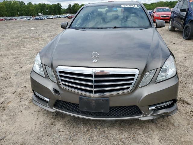 WDDHF8JB2DA708062 - 2013 MERCEDES-BENZ E 350 4MATIC GRAY photo 5