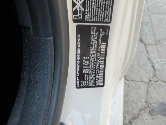 WBA1F7C50FVX95725 - 2015 BMW 228 XI WHITE photo 12