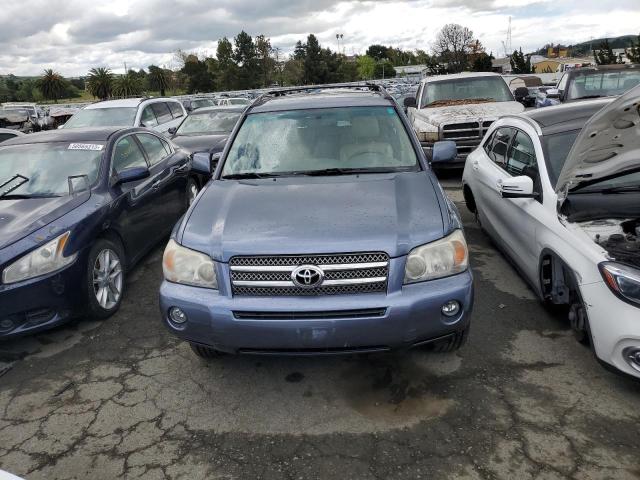 JTEEW21A770035292 - 2007 TOYOTA HIGHLANDER HYBRID BLUE photo 5