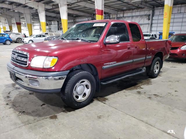5TBRN34182S316462 - 2002 TOYOTA TUNDRA ACCESS CAB SR5 BURGUNDY photo 1