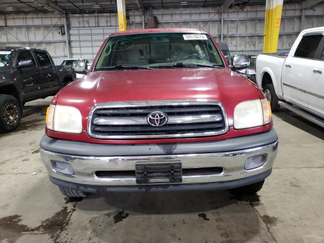 5TBRN34182S316462 - 2002 TOYOTA TUNDRA ACCESS CAB SR5 BURGUNDY photo 5