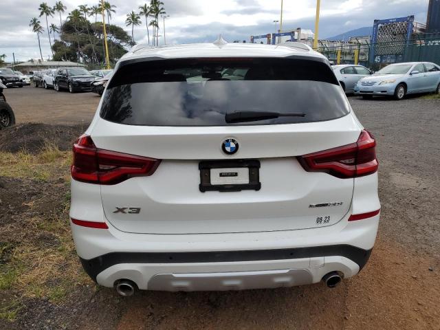 5UXTY3C00M9H04320 - 2021 BMW X3 SDRIVE30I WHITE photo 6