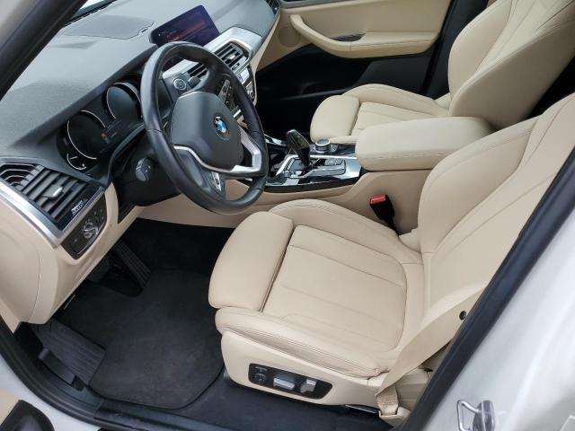 5UXTY3C00M9H04320 - 2021 BMW X3 SDRIVE30I Ақ фото 7