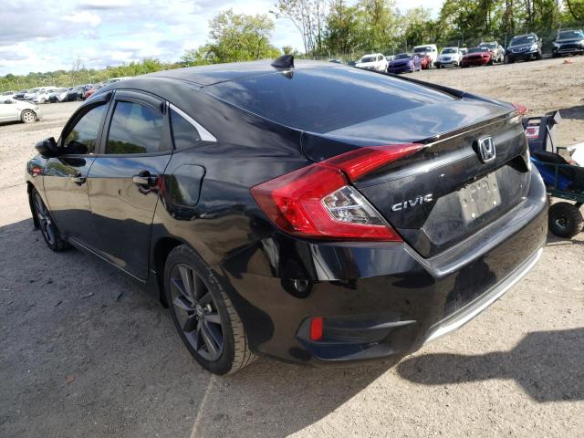 JHMFC1F34KX002514 - 2019 HONDA CIVIC EX BLACK photo 2