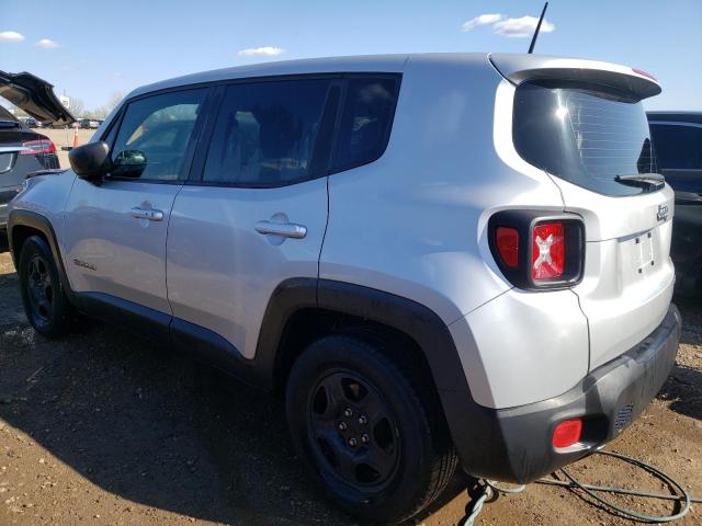 ZACCJAAT5GPD76688 - 2016 JEEP RENEGADE SPORT SILVER photo 2