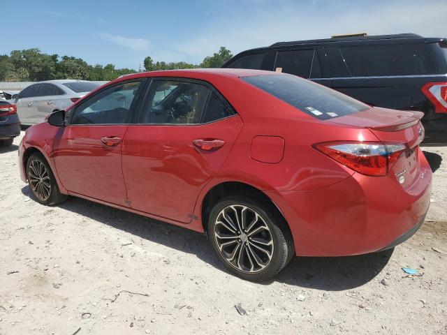 2T1BURHE1FC267504 - 2015 TOYOTA COROLLA L RED photo 2