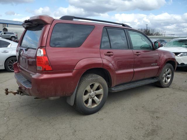 JTEBT17R278038394 - 2007 TOYOTA 4RUNNER LIMITED RED photo 3