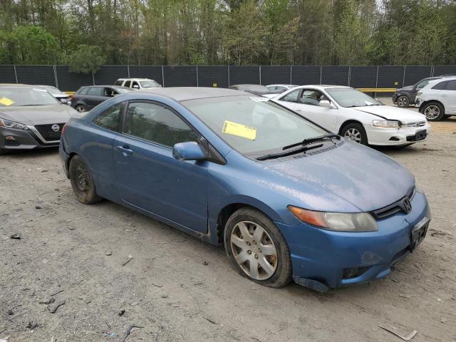 2HGFG12678H575198 - 2008 HONDA CIVIC LX BLUE photo 4