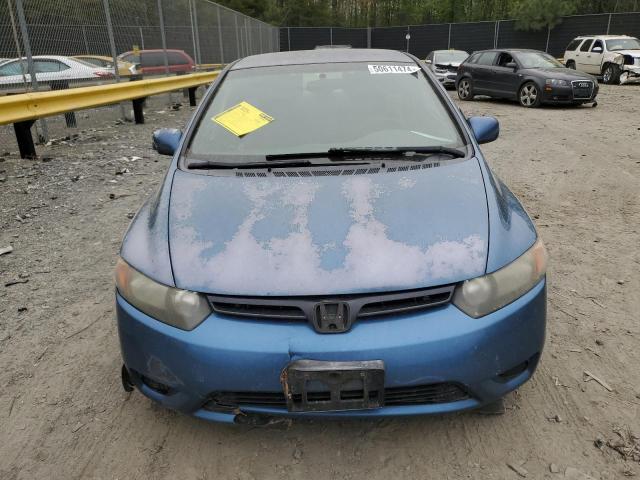 2HGFG12678H575198 - 2008 HONDA CIVIC LX BLUE photo 5