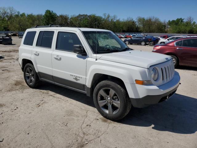 1C4NJRFB6ED588762 - 2014 JEEP PATRIOT LATITUDE WHITE photo 4