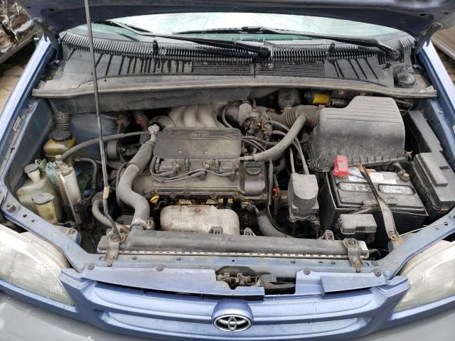 4T3ZF13C0YU281080 - 2000 TOYOTA SIENNA LE BLUE photo 12