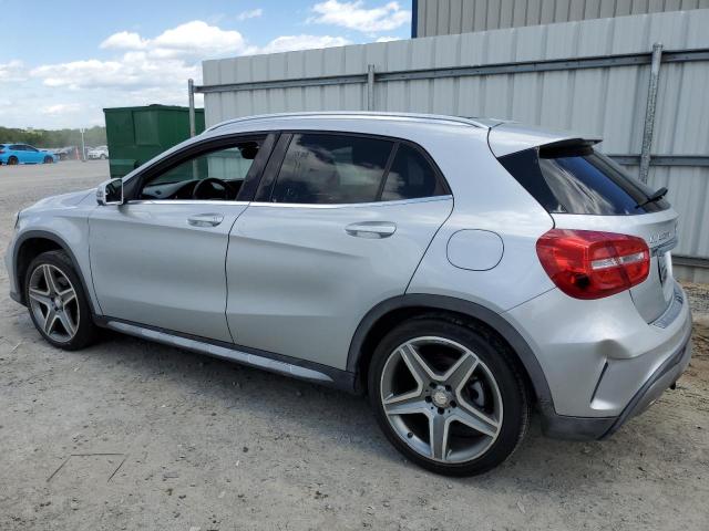 WDCTG4GBXFJ032233 - 2015 MERCEDES-BENZ GLA 250 4MATIC SILVER photo 2