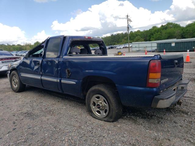 2GTEC19T321374027 - 2002 GMC NEW SIERRA C1500 BLUE photo 2