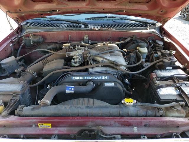 5TEGN92N81Z731306 - 2001 TOYOTA TACOMA DOUBLE CAB PRERUNNER RED photo 11