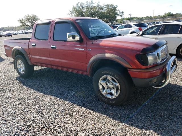 5TEGN92N81Z731306 - 2001 TOYOTA TACOMA DOUBLE CAB PRERUNNER RED photo 4