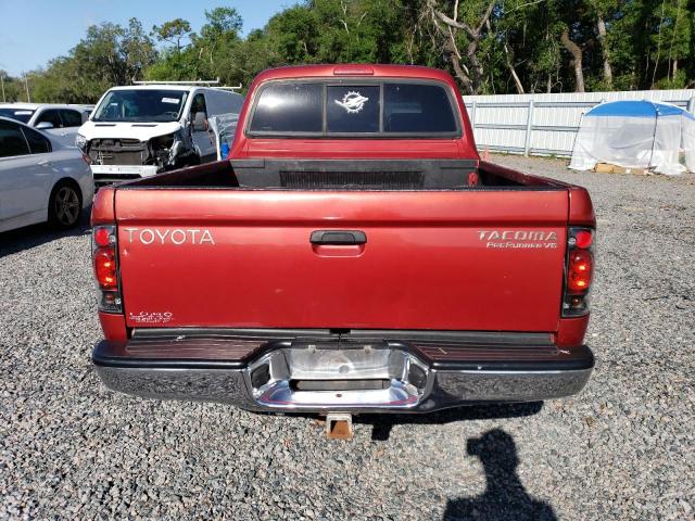 5TEGN92N81Z731306 - 2001 TOYOTA TACOMA DOUBLE CAB PRERUNNER RED photo 6