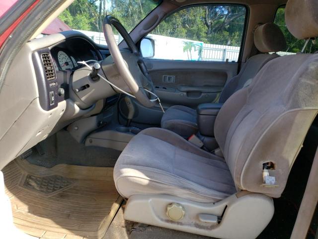 5TEGN92N81Z731306 - 2001 TOYOTA TACOMA DOUBLE CAB PRERUNNER RED photo 7