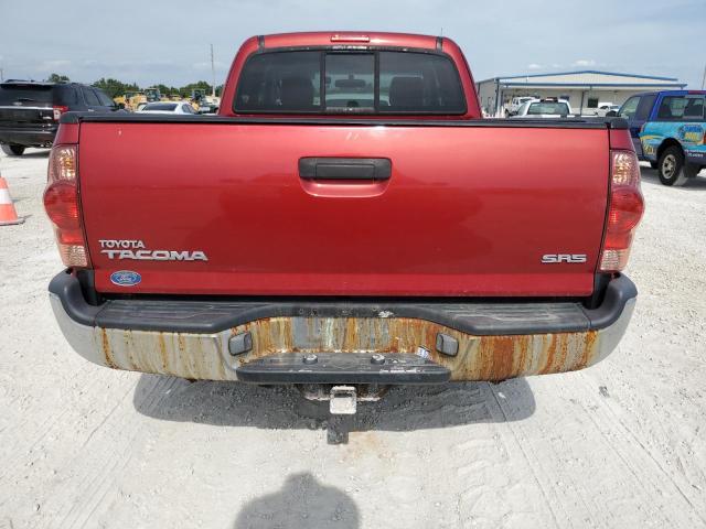 5TETX22NX5Z073218 - 2005 TOYOTA TACOMA ACCESS CAB წითელი ფოტო 6