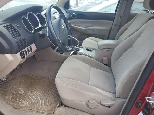 5TETX22NX5Z073218 - 2005 TOYOTA TACOMA ACCESS CAB წითელი ფოტო 7