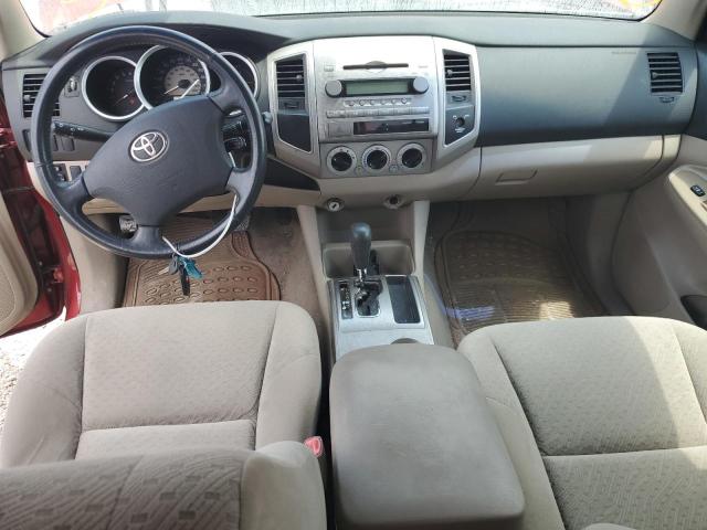 5TETX22NX5Z073218 - 2005 TOYOTA TACOMA ACCESS CAB წითელი ფოტო 8