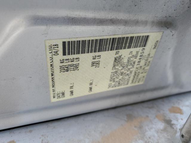 1N4AA6AP1JC384859 - 2018 NISSAN MAXIMA 3.5S SILVER photo 12